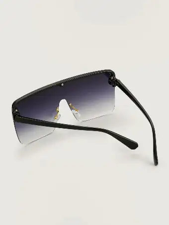 Lux Flat Top Shield Sunglasses